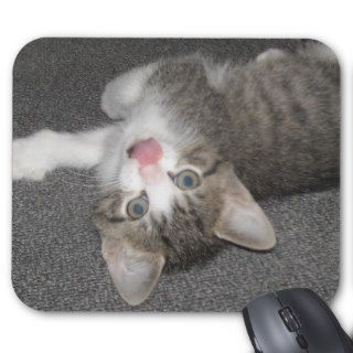Cat Sticking Tongue Out Mousepad