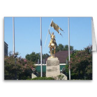 St. Joan of Arc Statue Greeting Card