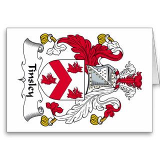 Tinsley Family Crest Cards