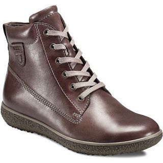 Ecco Brown aude lace womens casual ankle boots
