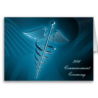 Medical Graduation Announcement Card