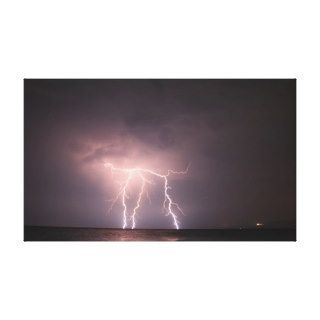 Lightning Strikes Gallery Wrap Canvas