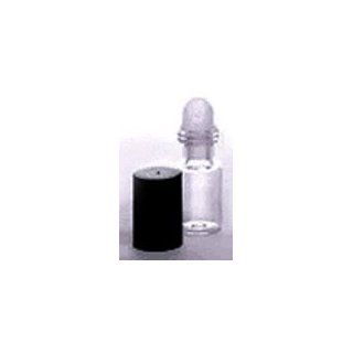 12 1/8 Fl. Oz./1 Dram/about 4 ml. Plain Roll on Bottles with Balls and Black Caps Other Products