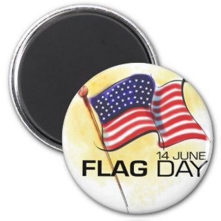 Flag Day June 14th Magnets