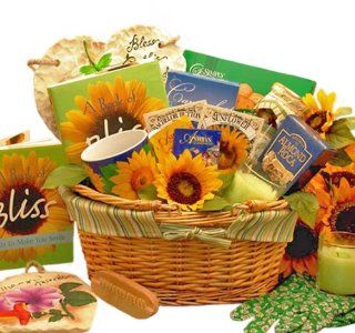 Basket of Bliss Garden Lovers Gift Basket  Gourmet Coffee Gifts  Grocery & Gourmet Food