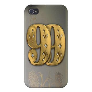 iPhone4 Victorian Gold Number 99 Speck Case iPhone 4 Cover