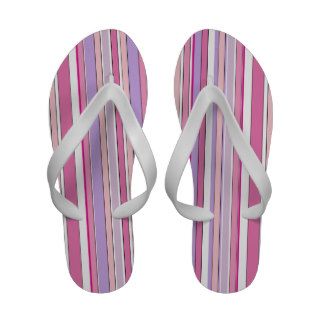 Pink Combo Stripes Flip Flops
