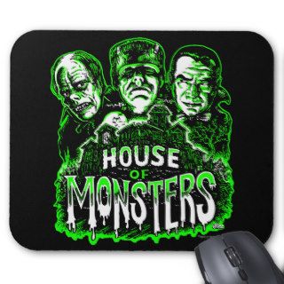 Haunted House of Monsters Mousepad