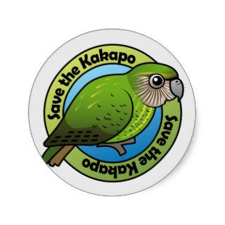 Save the Kakapo Stickers