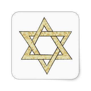 Matzoh Star of David Stickers