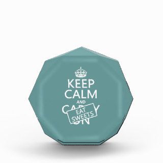 Keep Calm and Eat Sweets (customizeable) Award