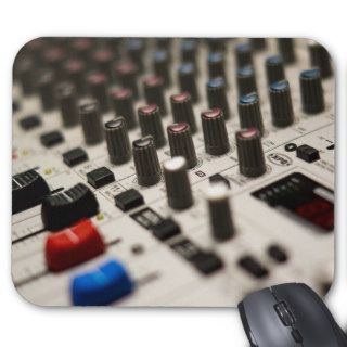 Mixing Board Closeup Mousepad