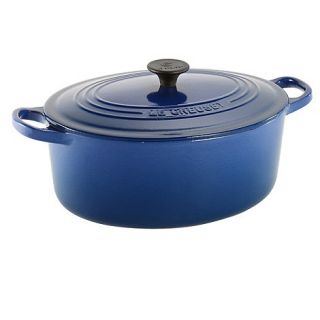 Le Creuset Le Creuset cast iron 29cm Graded Blue oval casserole dish