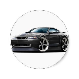 2003 04 Mach 1 Mustang Black Car Stickers