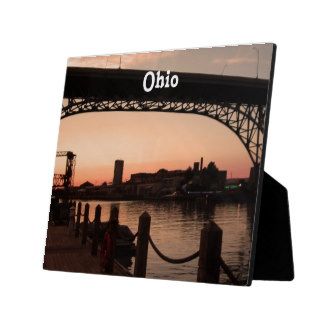 Ohio Sunset Photo Plaque