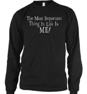 The Most Important Thing In Life Is Me Mens Thermal Shirt, Funky Trendy Funny Sayings Thermal Clothing