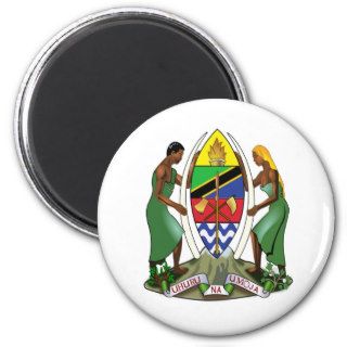Coat of arms of Tanzania Fridge Magnets