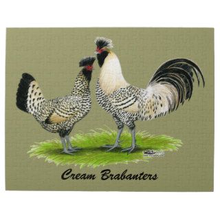 Cream Brabanter Chickens Puzzles