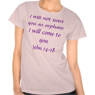 John 1418 I will not leave you as orphans shirt