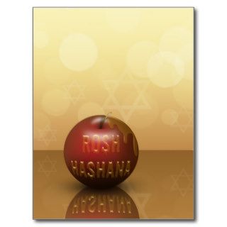 Rosh Hashana Apple with Honey   Postcard