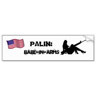 Palin babe in arms bumper sticker