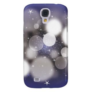 Abstract Blue Bubbles Galaxy S4 Case