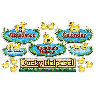 Teachers Friend Mini Bulletin Board Set, Ducky Helpers  Make More Happen at