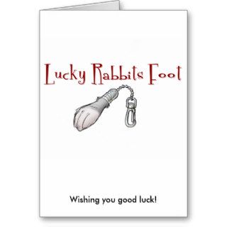 Wishing you good luck greeting cards