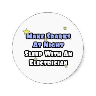 Make Sparks At NightSleep With an Electrician Sticker