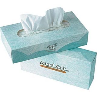 Angel Soft ps Facial Tissues, Flat Boxes, 2 Ply, 30/Case  Make More Happen at