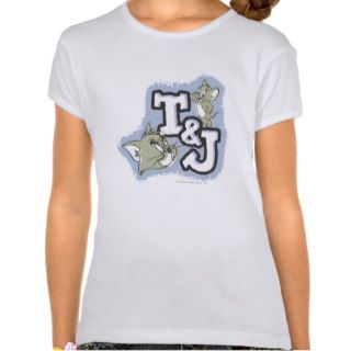 Tom and Jerry T&J Logo Tshirts