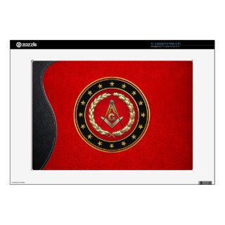 [300] Masonic Square and Compasses [3rd Degree] Skins For Laptops