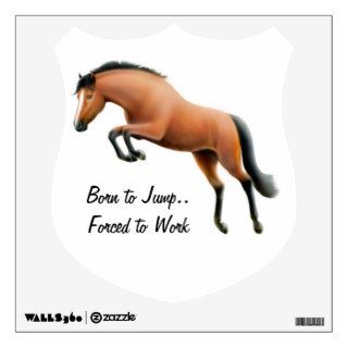 Jumping Horse Customizable Wall Decal
