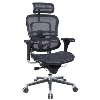 Eurotech ErgoHuman Mesh High Back   Mesh Orange   Adjustable Home Desk Chairs