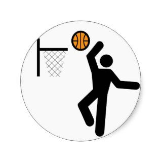 Basketball Symbol Sticker