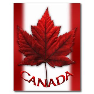 Canada Souvenir Postcards Canada Flag Art Cards
