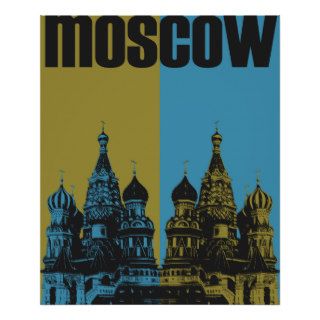 Basil's Cathedral in Moscow Poster