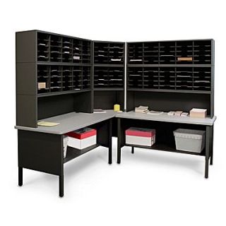 Marvel Mailroom 70   78 x 90 x 30 120 Slot Corner Literature Organizers  Make More Happen at