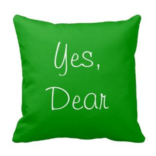 Funny Yes, Dear   Not Tonight Pillow
