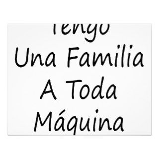 Tengo Una Familia A Toda Maquina Announcements