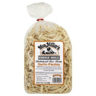 Mrs. Miller's Garlic Parsley Pasta Noodles, 14oz Bag  Italian Pasta  Grocery & Gourmet Food