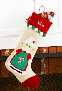 Character Christmas Stocking Mrs. Clause   Mr And Mrs Christmas Stockings
