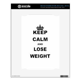 KEEP CALM AND LIVE LOSE WEIGHT.png Decal For NOOK