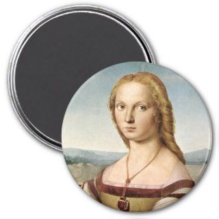 Raphael's Lady with a Unicorn Magnet