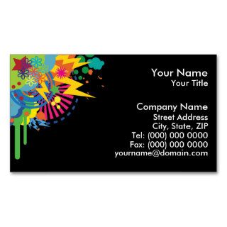 Color Blast Business Card Templates