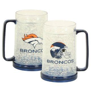 Denver Broncos Freezer Mug  Sports Fan Travel Mugs  Sports & Outdoors