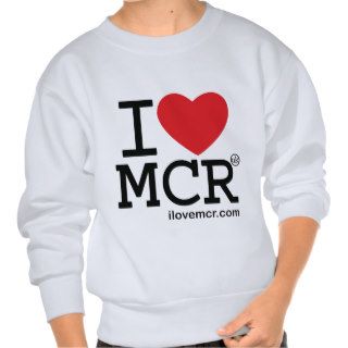 Jumper   I Love Manchester MCR Pullover Sweatshirts
