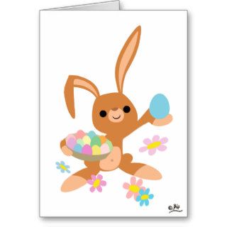 Easter Bunny greeting card