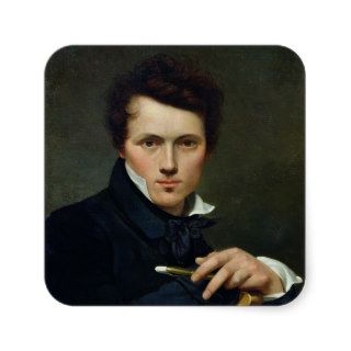 Self Portrait, c.1818 Square Sticker