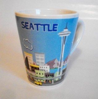 Seattle Souvenir Latte Mug Kitchen & Dining